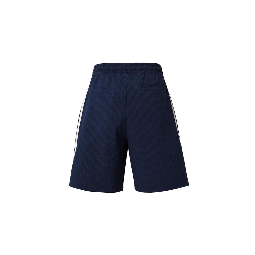 Adidas Originals Loose Solid Color Casual Shorts Men Bottoms Navy JI7232