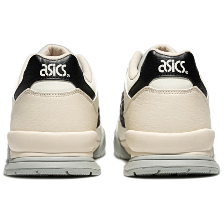 Asics Gel-Spotlyte Syntetická koža Pohodlné Odolné Nízke Retro Basketbalové Topánky Unisex Tenisky Off-White Čierna 1203A505-102