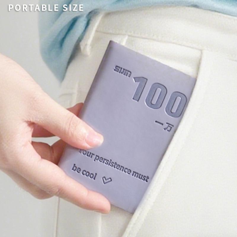 Self-Discipline Checklist Notepad Pocket Diary 10000 Hours  Notebooks Portable Notebook Office School Stationery Supplies