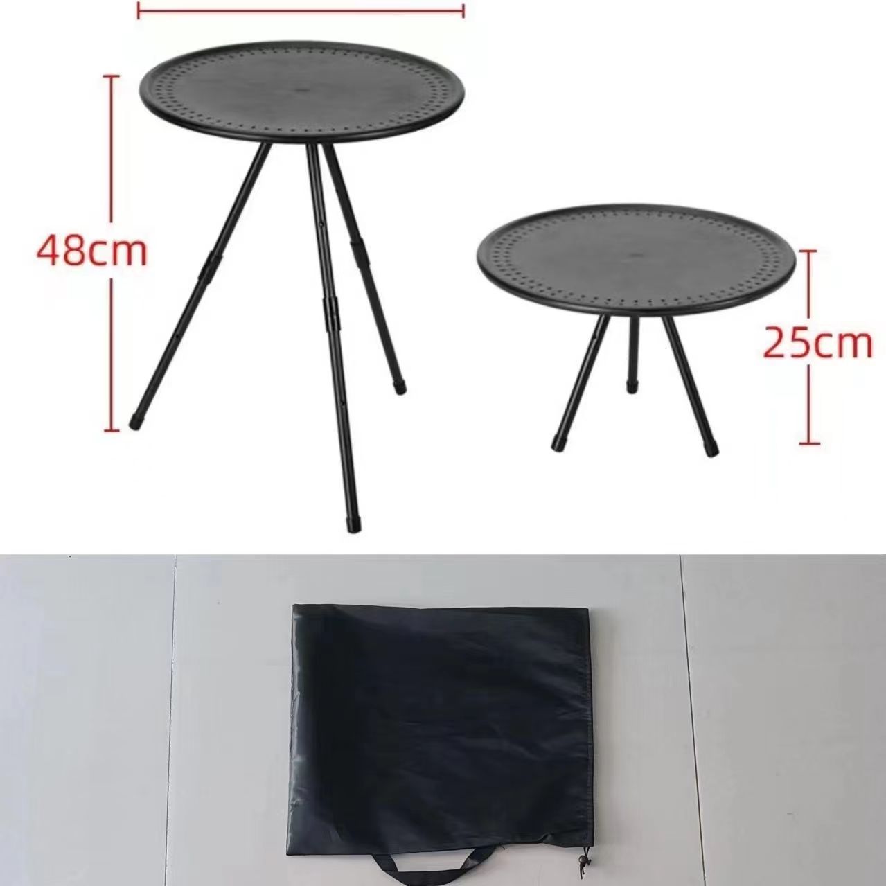 

Складной круглый стол со стулом, портативный мини-стол и набор стульев, сверхлегкий складной стул с регулируемыми ножками, аксессуары для кемпинга