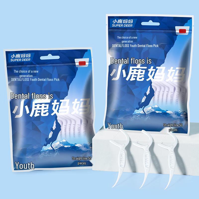 Deer Mama Noble Tiger Dental Floss Picks