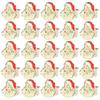 25pcs LED Light Up LED Luminous Brooch Luminous Design Christmas Badge Pin  Gift Giving