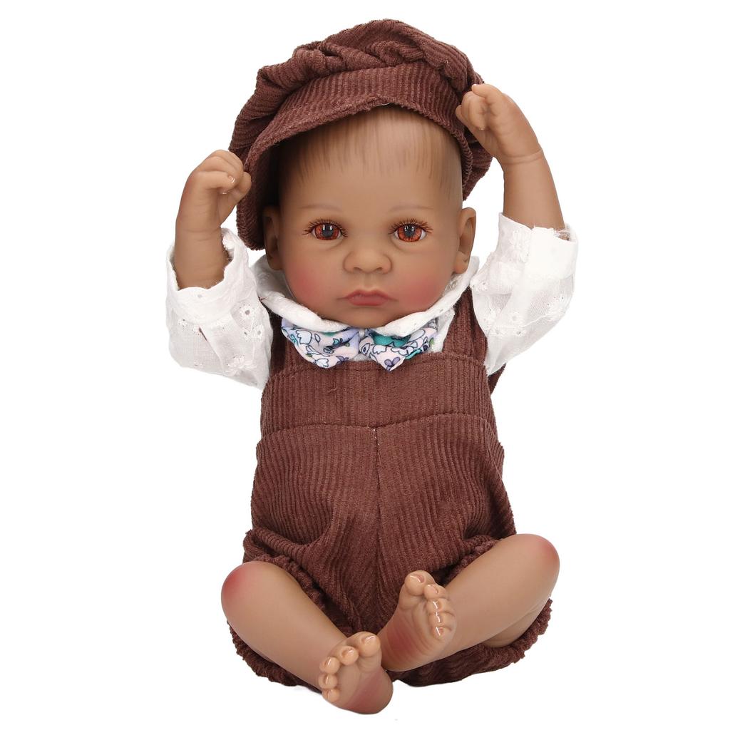 Newborn Infant Doll 10 Inch Children Lovely Lifelike Soft Silicone Girl Baby Doll Role Play Toy