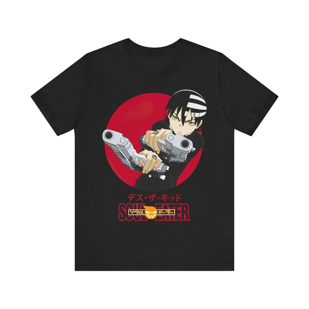 Аниме Soul Eater Смертельный Ребенок Футболка Размер S - 5XL ЧЕРНЫЙ Размер S - 5XL Унисекс Футболка XXXL