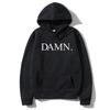 Kendrick Lamar Damn Letter Print Hoodie Herren Hip Hop