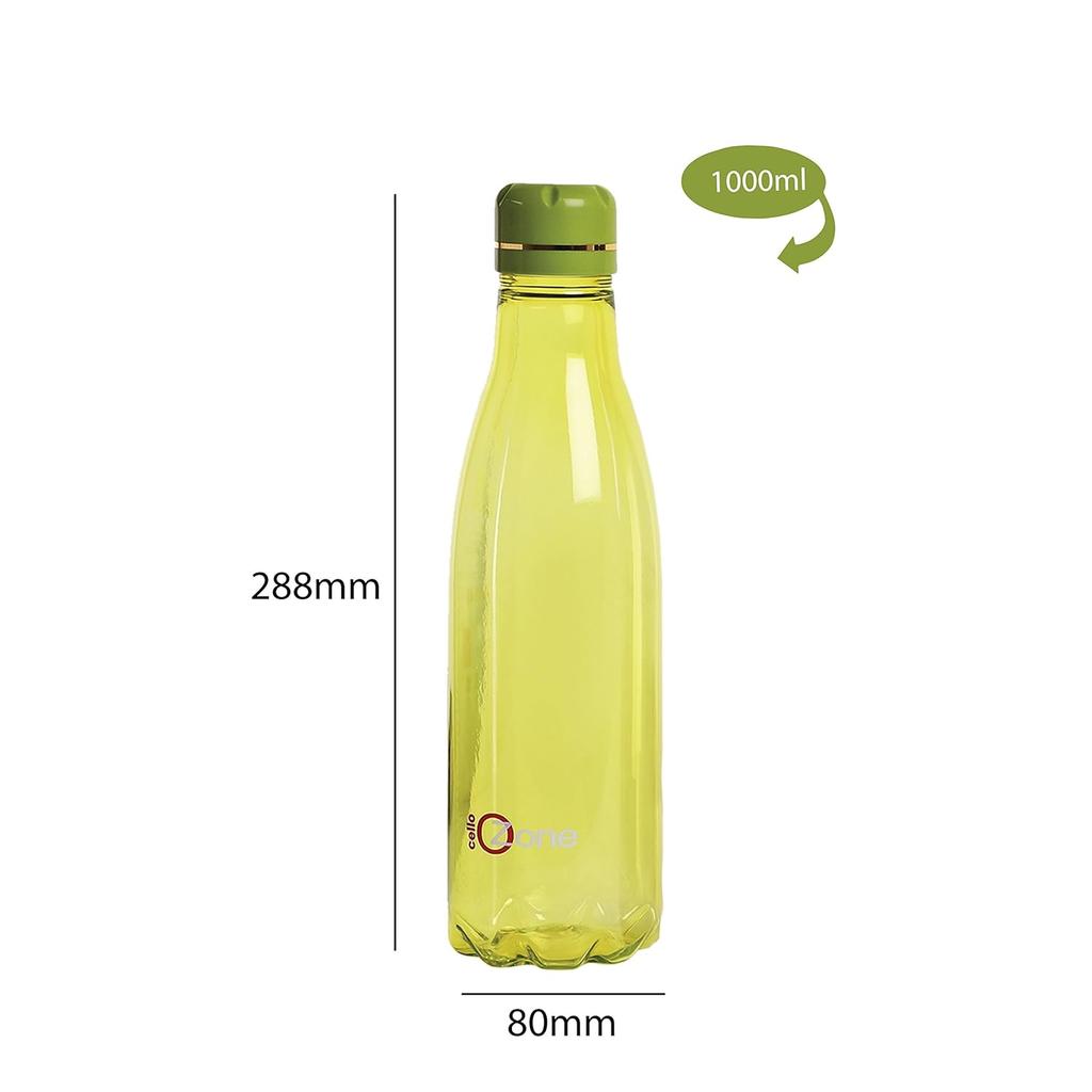 Unbreakable Plastic Water Bottle Set For Gym Travel Office Use With Leakproof Lid And Freezer Safe BPA-Free Material 1000ml Each Pack Of 3