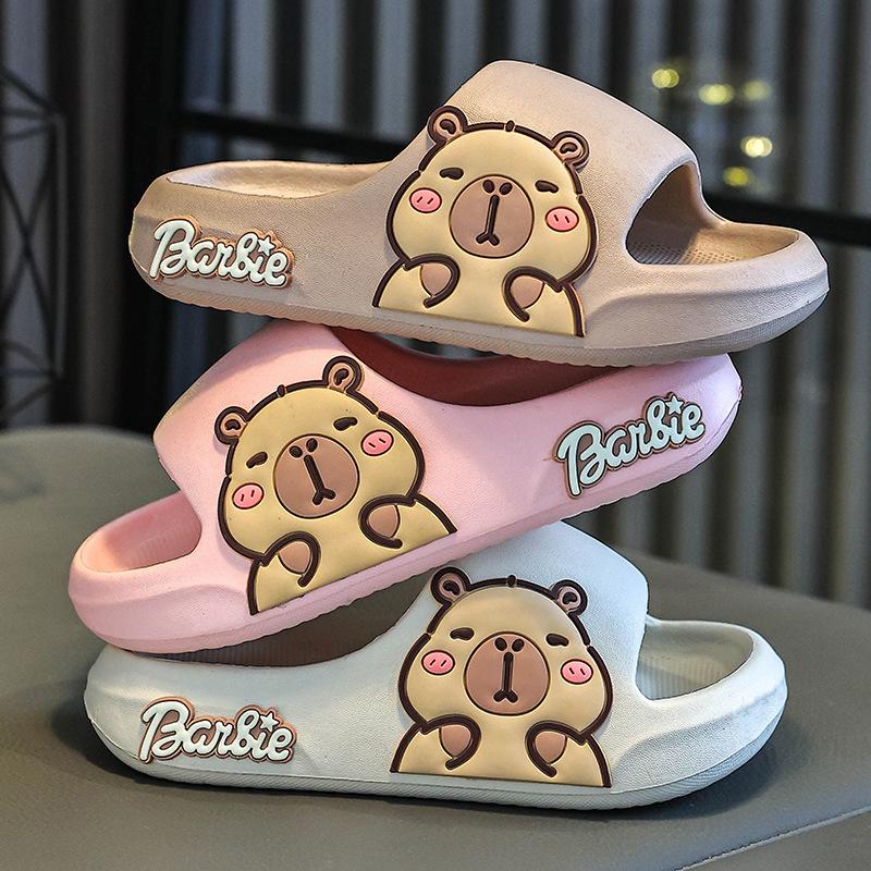 Children's slippers home bathroom non-slip soft sole medium and large children's baby's cool slippers children's shoes children's comfort upgrade