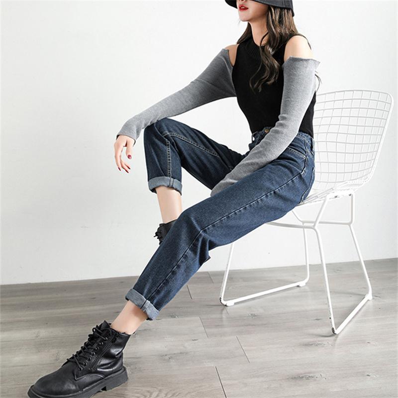 harem pants  Jeans Woman High Waist Denim Pants Korean Streetwear Loose Casual Trousers clothes Soft Jeans for Women