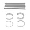 16 Pcs Bracelet Blank Adjustable DIY Openings 304 Stainless Steel Cuff Bangle Blank Bracelet Bending Bar