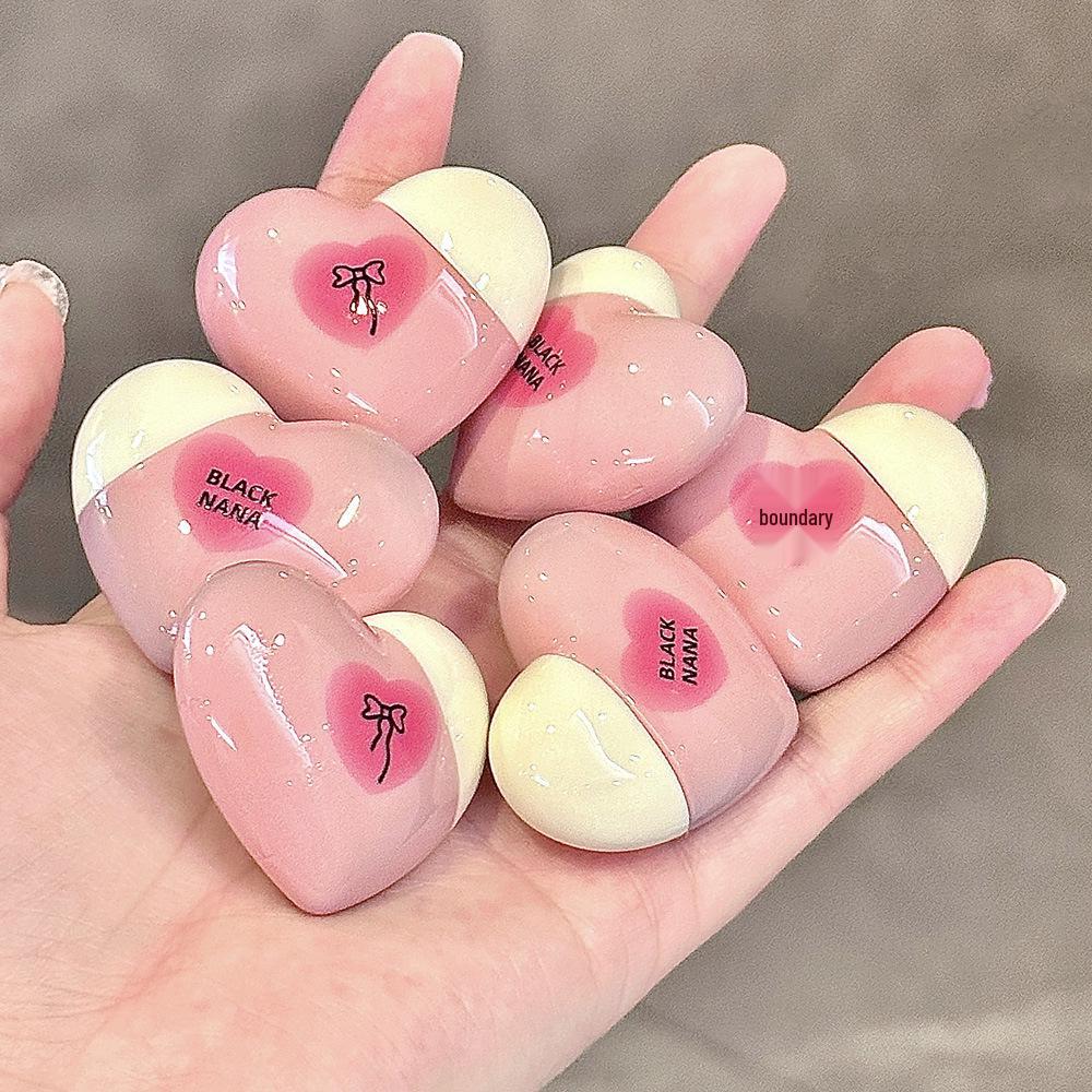 BLACKNANA Heartbeat Spiegel Lipgloss: Langanhaltender Nude Lippen-Tint im koreanischen Stil