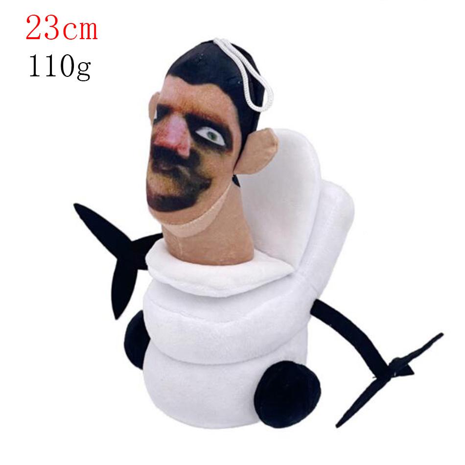 

23-30 см Skibidi туалет плюшевые игрушки персонажи мультфильмов куклы мягкая игрушка мультяшная кукла Рождественский подарок на день рождения для детей