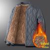 Men's Lambswool Cotton Winter Jacket - Middle-aged Father's Warm Loose Coat with Thick Velvet Liner
