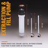 200/500/1500ML Car Oil Fluid Extractor Filling Syringe Delivery Bottle Manual Pumping ATV Boat Oil Fluid Transfer Pump