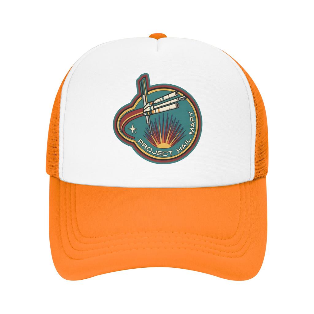 Summer Mesh Sun Hats Project Hail Mary Film Logo Baseball Cap Couple Print Tennis Skate Sun Visor Baseball Caps