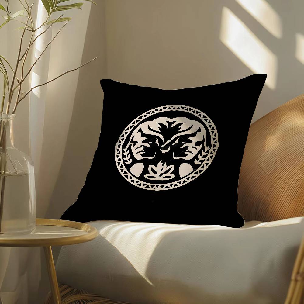 Elegant Red Twinings Pillow Case Silky Elegant Comfort Sofa Bed Invisible Zipper Beach Pillowcase