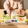 Kids Wooden Busy Board With Realistic Steering Wheel And Circuit Board For Developmental Toys