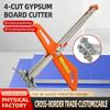 Quick Positioning Gypsum Board Cutter - Four-Blade Woodworking Tool