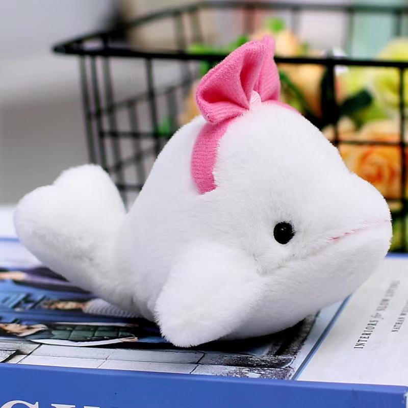 Cute Marine Animals Seal Shark Whale Plush Pendant Plush Toy Bag Accessories Keychain Pendant Bag Car Pendant Children's Gifts