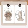 Rechargeable 2026 Mini Desk Fan with Head Shaking and Long Battery Life