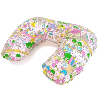 SANRIO Characters Neck Pillow, Air Travel Pillow, Portable and Compact, Made In Japan, Stylish, Pop Colors, Cute Character Design for Women