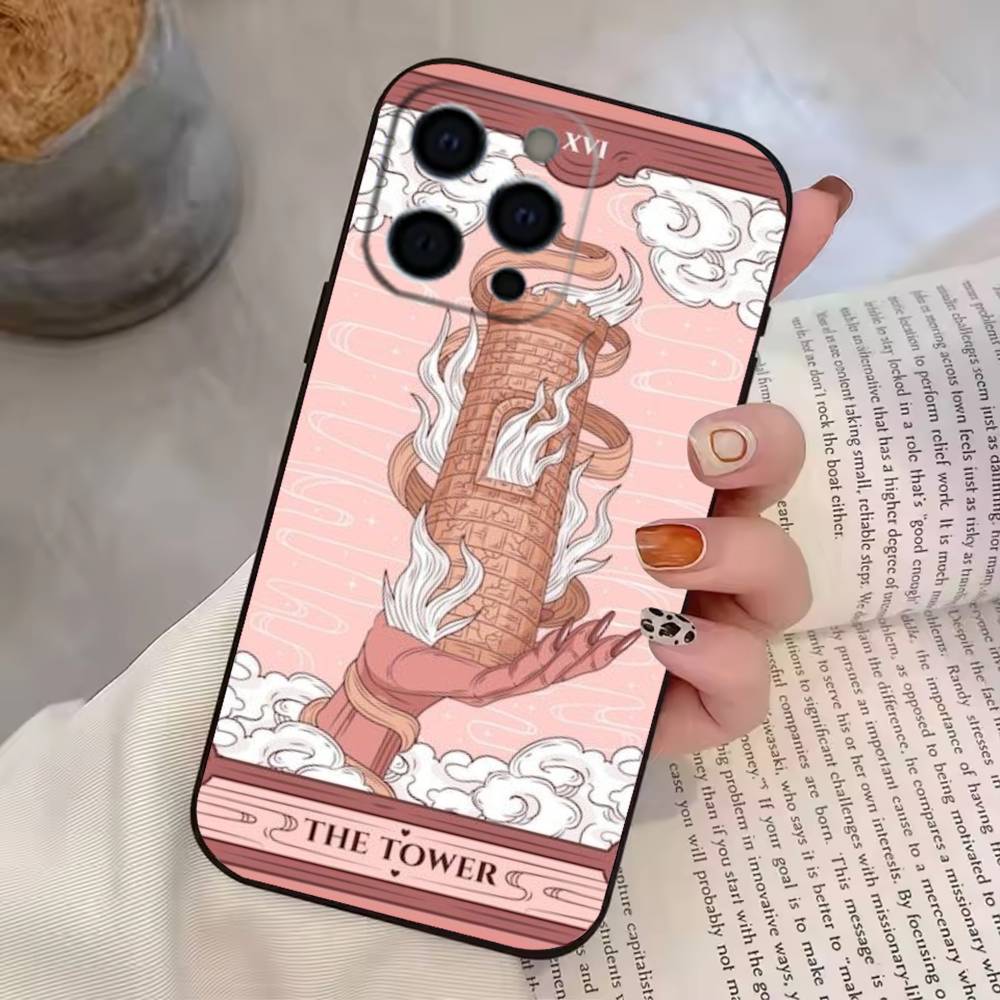 Moon Star S-Sun Tarot   Phone Case Silicone Soft For IPhone 17 16 15 14 13 12 11 X XR Plus Pro Max Plus