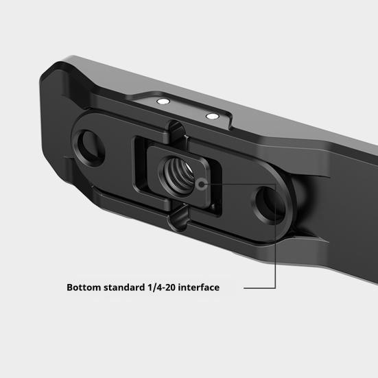 Horizontal Action Camera Bracket Mount Durable Structure Compact Portable Magnetic Horizontal Adapter Bracket for Insta360 X4