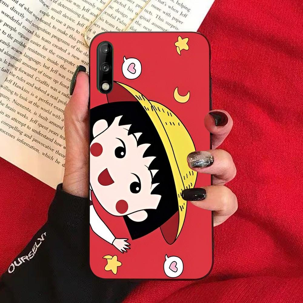 Cartoon Chibi Maruko Chan Phone Case For Huawei Honor 10 lite 9 20 7A 9X 30 50 60 70 pro plus Soft Silicone Cover