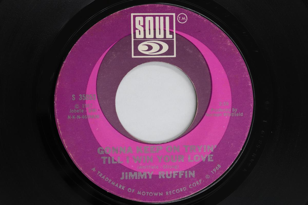 

7-дюймовая пластинка ДЖИММИ РАФФИН - Буду продолжать пытаться, пока не завою тебя S35053 SOUL 1968 США Соул/Фанк Б/У