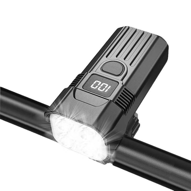 Longchen High Lumen USB Rechargeable Bicycle Front Light with Digital Display