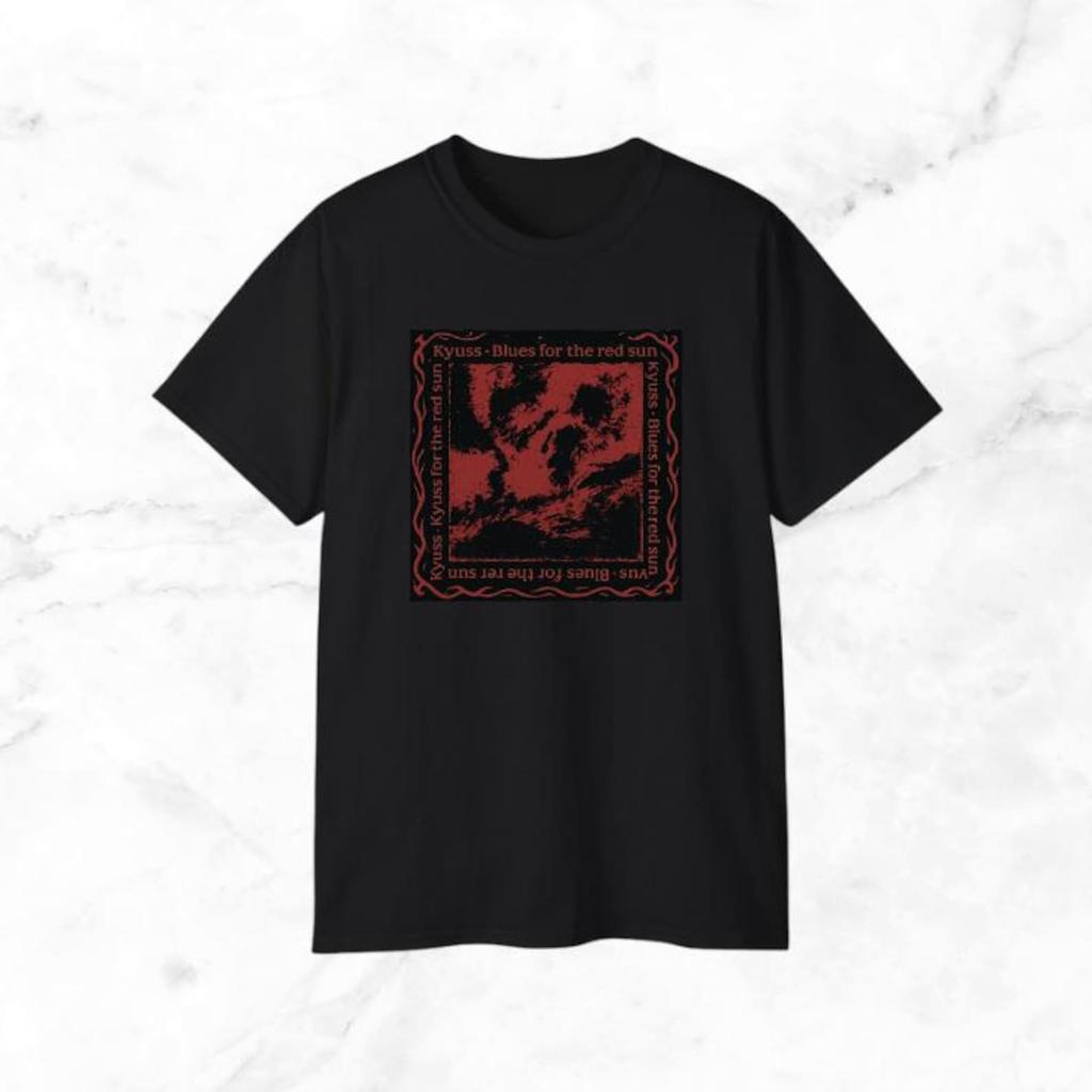Kyuss Exklusives T-Shirt für Erwachsene Baumwolle Schwarz Unisex Konzert-T-Shirt S-3XL