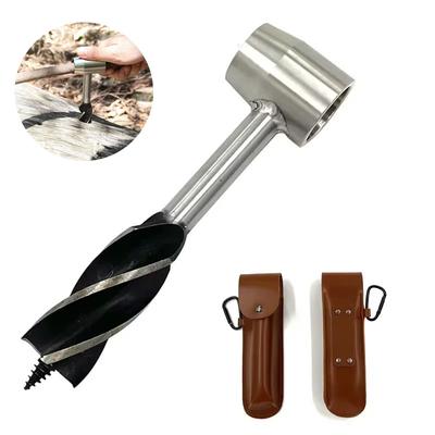 Schneckenbohrer Schraubenschlüssel Outdoor Überleben Handbohrer Überlebensausrüstung Werkzeug Sport Dschungel Handwerk Camping Bushcraft Zubehör