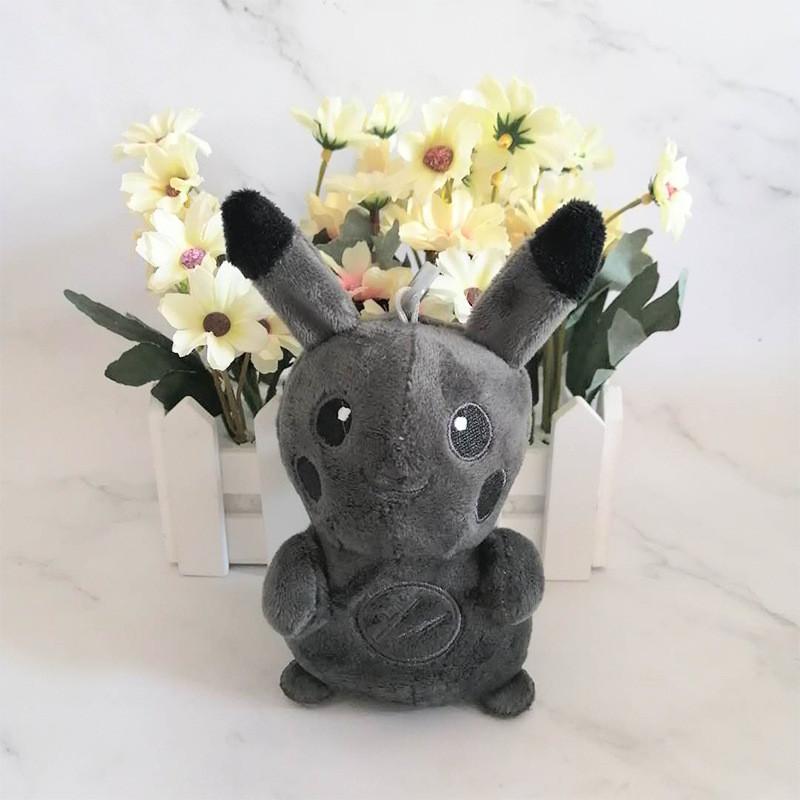 

Плюшевый брелок Пикачу Восхитительный Темный Молниеносный Идеальная Мягкая Игрушка для Девочек и Поклонников Аниме Dark Black