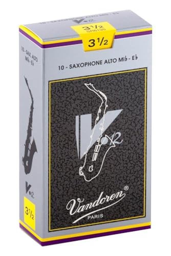 

Vandoren Alto Saxophone Reed V.12 Hardness 3-1/2 (10 pieces)