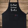 Polyester Halter Neck Kitchen Apron with Letter Design for Home and Restaurant Workwear