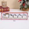 Painted Wooden Christmas Train Ornament - Solid Wood Children's Toy