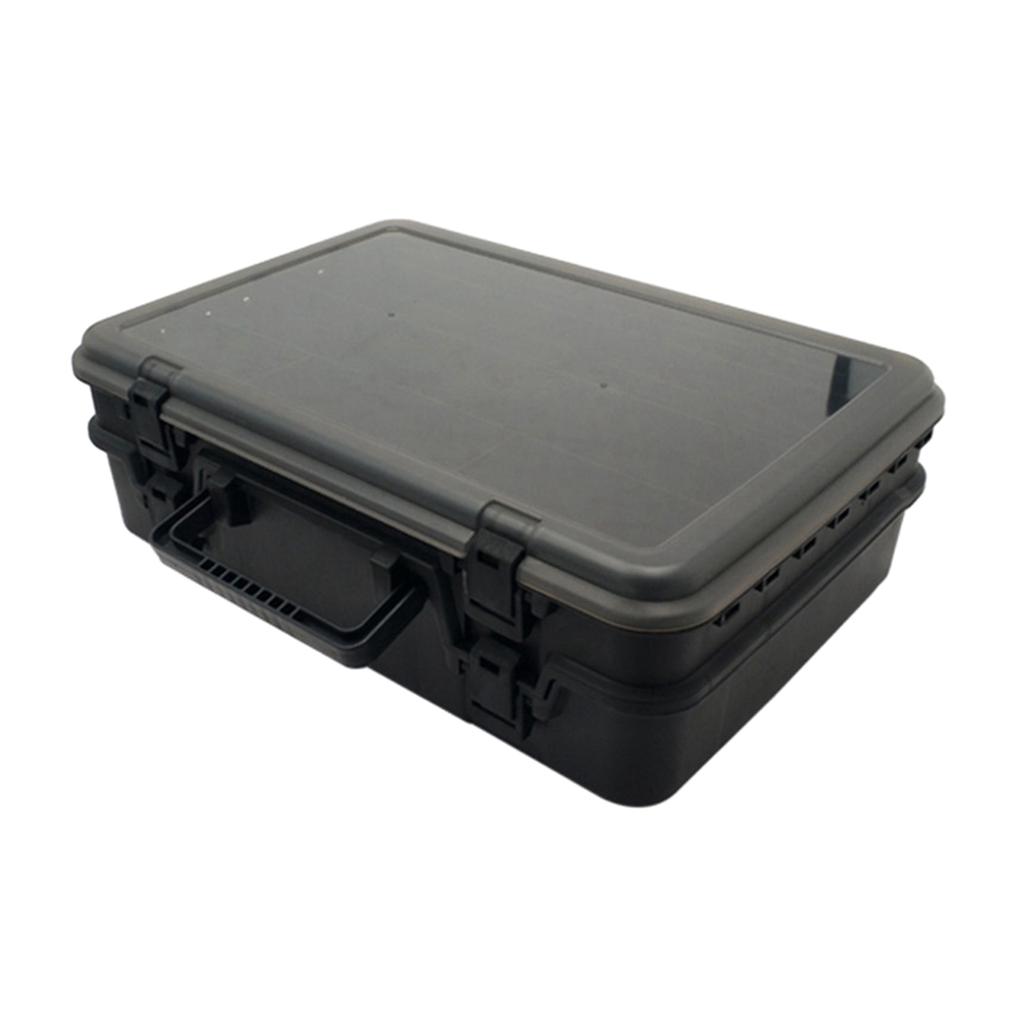 Waterproof Tackle Box Fishing Tackle Container Box Fishing Storage Box Fish Lures Organizers Box with Removable Dividers