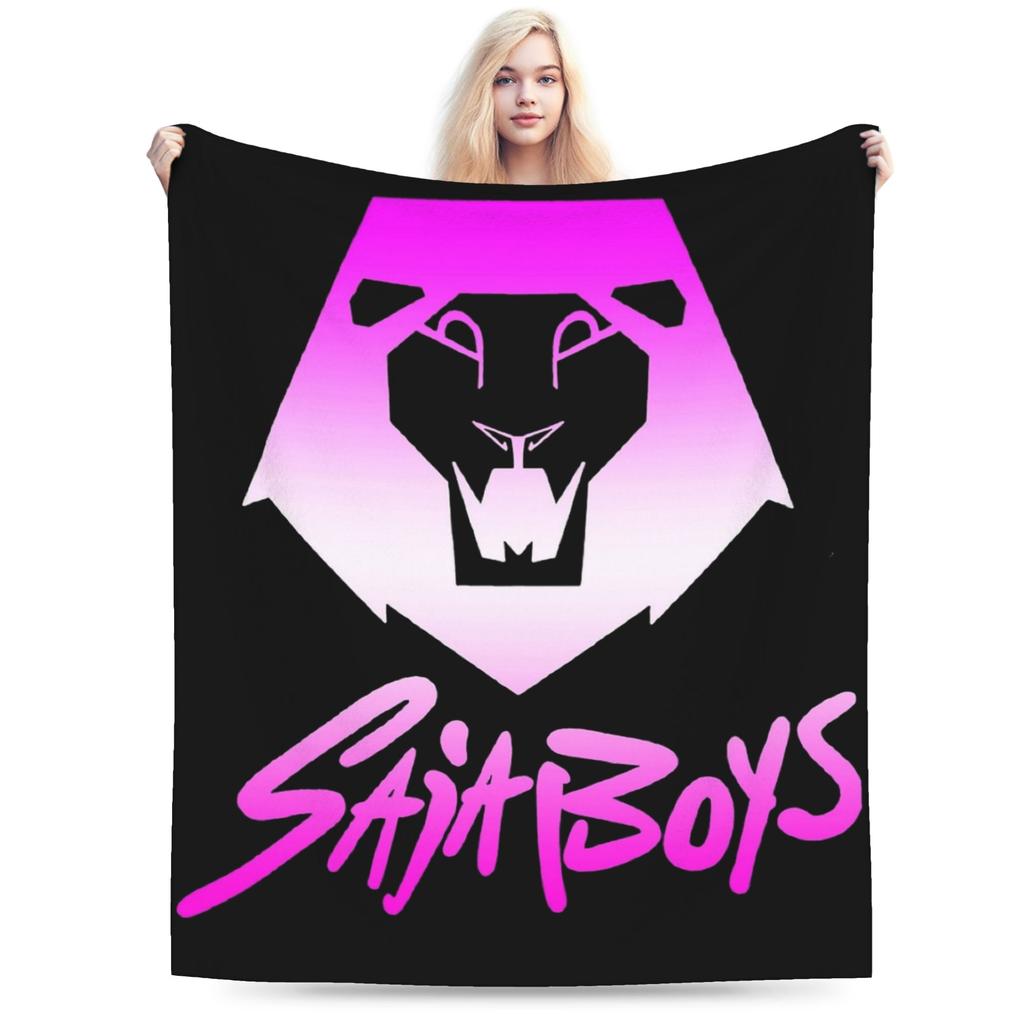 Saja Boyband Kpop Dämonenjäger Decke Weich Warm Neuheit Plüsch Überwurfdecke Für Kinder Draußen Flanell Bettdecke Bettbezug