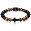 JYL TS Bracelet Men's  Beads Evokes Vintage Style & Strength