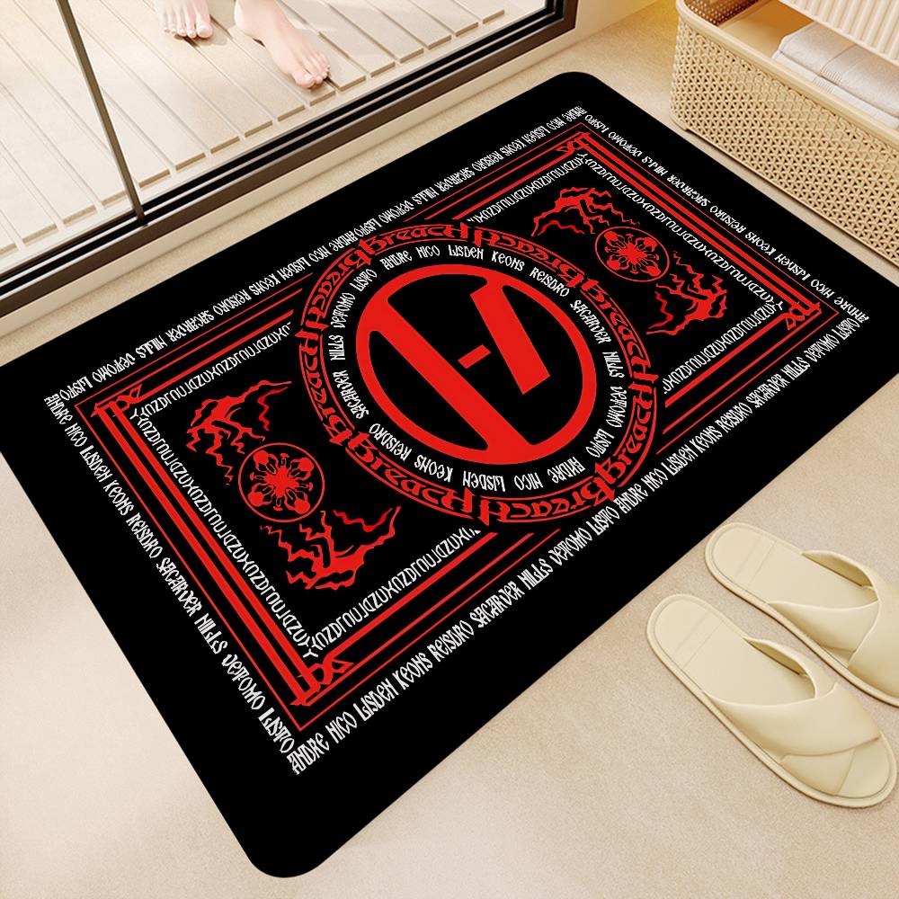 Popular T-Twenty One Pilot Band Entrance Door Mat Nordic Style Home Doormat Bathroom-Toilet Mats Bedroom Hotel Decor Mat