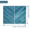 V-Shaped Waterproof Oil-Proof Self-Adhesive Decorative Wall Sticker for Home Beautification