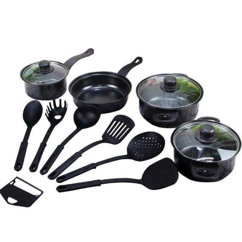 13Pieces Kitchen Utensils Set with Easy Cleaning Nonstick Coating and Comfortable Handle for Busy Cooks