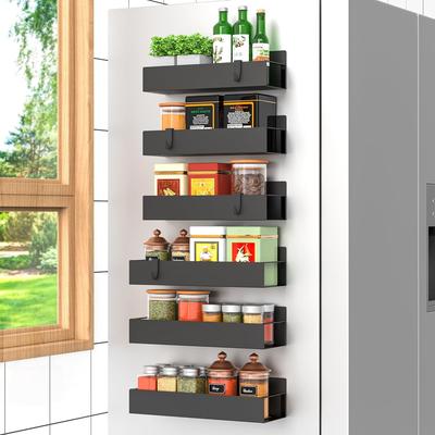 Magnetic Spice Rack Organizer Storage for Refrigerator and Oven Fridge Shelf