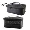 Fishing Accessory Storage Organizer Gear Rinse Box with Carry Handle Zipper Hard Bait Quick Drainage Container Case Portable Tackle Case