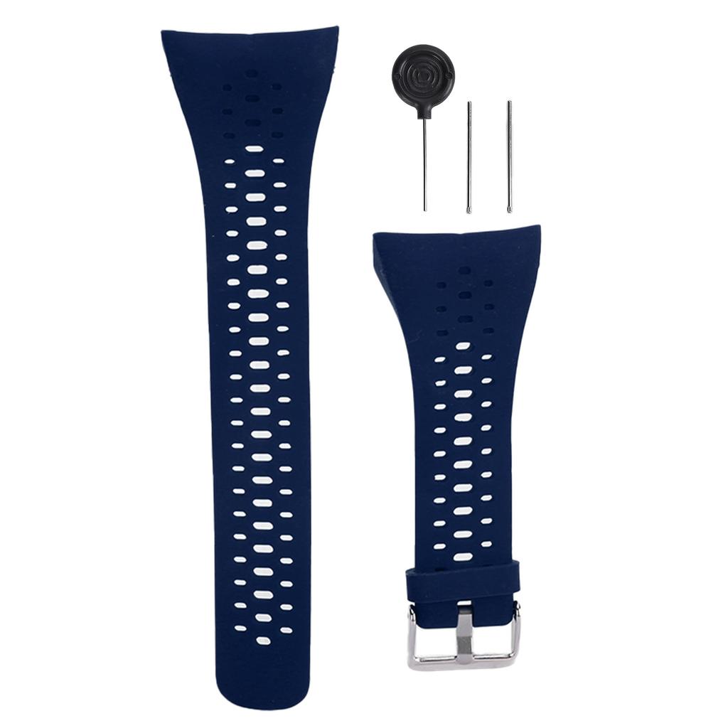 Watch Band Wrist Strap Bracelet Replacement with Needle Disassemble Tool for POLAR M400M430Navy