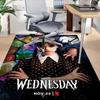 1pc Wednesday Addams Family Carpet for Playroom Bedroom Living Room Sofa Home Decor,kids Game Area Rug Non-slip Floor Mat Y82671