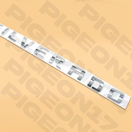 

Chrome Door Emblem For Silverado Letter 1500 2500 3500 Rear Replacement 3D Decal