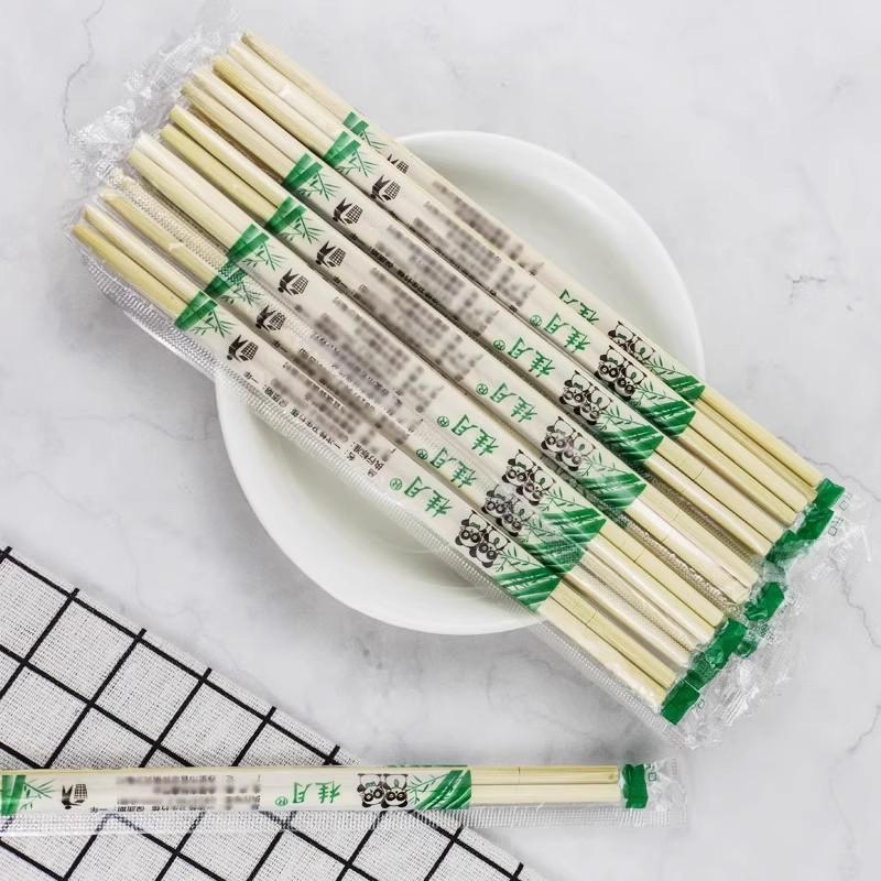 Exclusivité Nouveau venu - 100 paires de baguettes jetables en bambou pour plats à emporter et restauration rapide