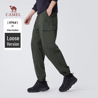 M14CAWI632 Wang Junkai Endorsed Winter Fleece-Lined Outdoor Cargo Pants