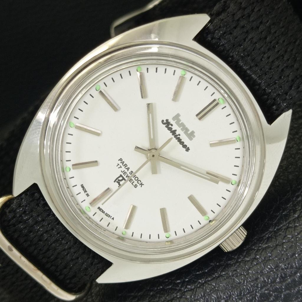 

ВИНТАЖНЫЕ ЧАСЫ HMT KOHINOOR С РУЧНЫМ ЗАВОДОМ, ИНДИЙСКИЕ МУЖСКИЕ ЧАСЫ С БЕЛЫМ ЦИФЕРБЛАТОМ a440965-4 HT-a440965