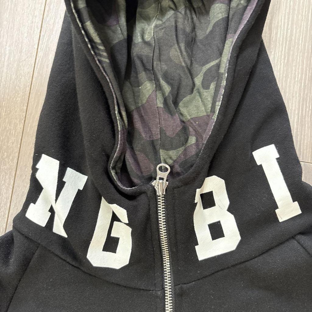 [USED] BIGBANG Black Hooded Zip-Up Hoodie